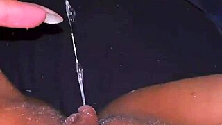 Shaved babe Lua Doidera masturbates with big cock, showing off shaved pussy