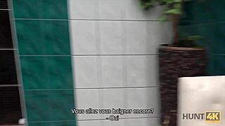 Hunt4k: sexy pool adventures with licking 😍