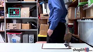 i caught this blonde teen with huge tits spying, oops