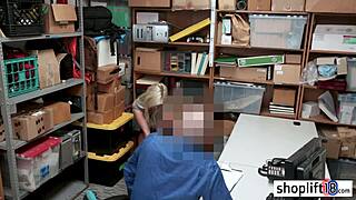 i caught this blonde teen with huge tits spying, oops