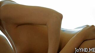 Teenie craves oral pleasure, sucking cock with tight lips