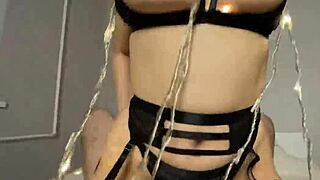 i got this sexy slut from santa for hard fucking, her big tits and ass bouncing all night