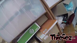 petite babe swallows big cock whole 😏