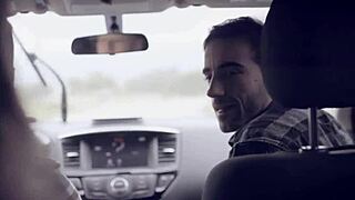 This Cute Teen Hitchhiker Finds Outdoor Pleasure