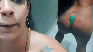 Teen prostitute engages in naughty exhibitionist licking and fucking