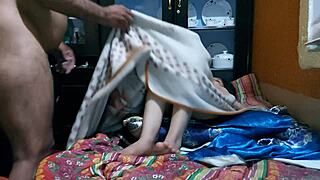 My step sis with her natural tits in a casual hangout