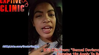 SFW Nonnude BTS from Maya Farrell's Bloopers