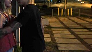 Teen chained in butt plug bondage domination