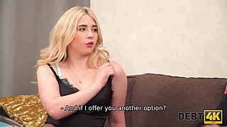 Honey Maria Hurricane spreads legs to repay loan with rough sex