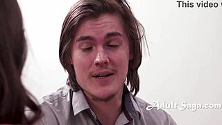 Students Sophia Burns, Tyler Cruise, and Sarah Taylor in detention threesome