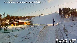 Lad in Spy Glasses Scores Rough Oral Blowjob from Amateurs Teen Girl