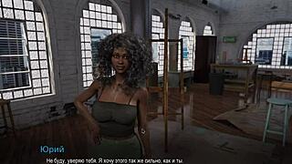 College student works at office with police in gameplay part 24