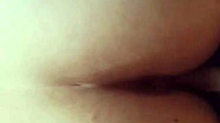 My stepsister cleans while I fuck her hard