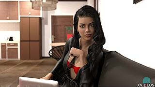 Entrepreneur babe plays game in the bath