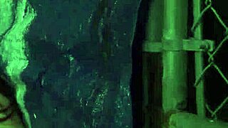 Cum on teen 18+ panties during rough outdoor public romp with Anya Olsen