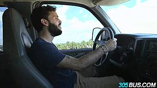 Watch Veronica Rodriguez Suck Those Cocks on the Bus!