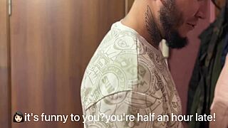 Beautiful wife cheats with delivery man for big cock and pizzas