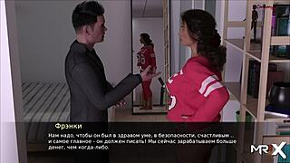 In pine falls, the husband insists his wife gets fucked in this hentai anime scene.