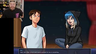 The dumbest reason I can't take a shower in summertime saga