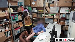 Daya Knight Gets Caught By A Burglar In The Garage And Pays With Her Boobs