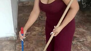 i ask my wife for a blowjob while she cleans, and it gets funy