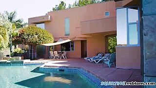 Watch the young dyke slowly rim her girlfriend's ass in this intimate scene.