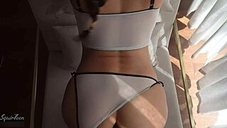 Hey, my petite stepsister with tight pussy just sucked and rode me while parents were out!