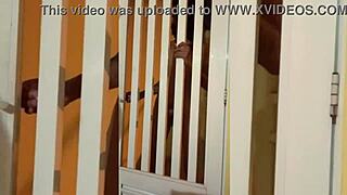 Passionate Anal Encounter with Naughty Neighbor at Home Gate