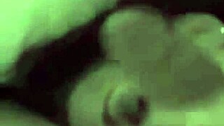 Chubby Wife Receives Messy Facial Cumshot from Teen Girl