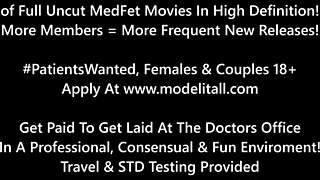 freshman nikki star gets intense hitachi orgasms from doctor tampa