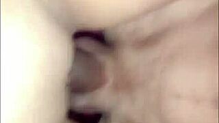 Hey, watch me fuck my delicious slut in the dark, her pussy dripping!