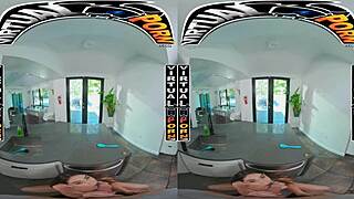 virtual reality breakfast turns intimate with girlfriend sera ryder and friend