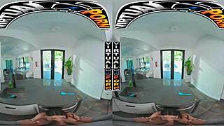 virtual reality breakfast turns intimate with girlfriend sera ryder and friend