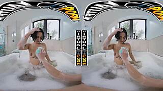 Bathing With Kiana Kumani In POV VR