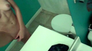 Tiffany Thompson strips nude in rare self footage!