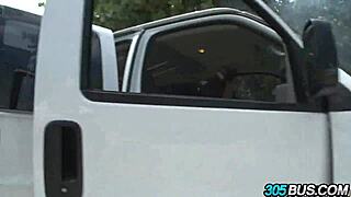 On the Fourth of July, Delila Darling bangs a guy for cash in a van