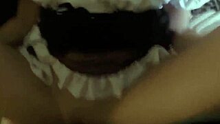 red lingerie teens swallow bad dragon in swalloween fun, what a monster