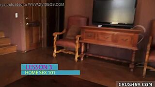 Step mom catches associate seducing stepfather