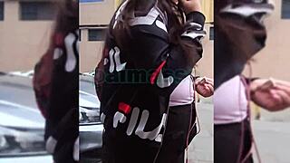 this student gets caught by a stranger on the street and ends up agreeing to some hard fucking in a hotel for cash