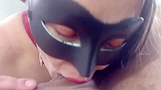 latina stepmom swallows her stepson's cum like a slut