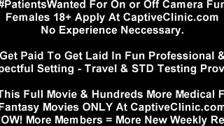 Clove Eliza Shields, a stunning model patient, spreads wide for her gyno exam in Tampa, Florida, revealing her perfect tits to the attentive doctor.