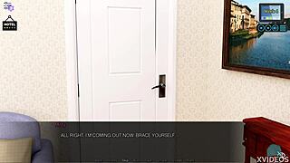 Busty brunette gives great blowjob.