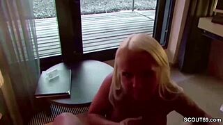 Ex-girlfriend with huge tits rides cock in anal scene