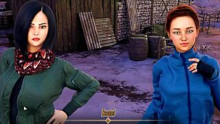 This teen does double anal homework with big tits