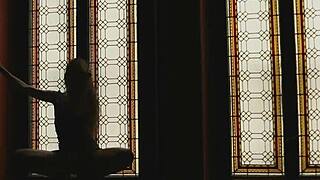 Petite teen Sabina Rouge strips and poses seductively 😉