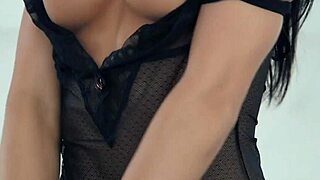 Solo Honey Fingers Her Nice Puffy Pussy