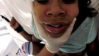 Wow, Helpless Hottie Minnie Rose Blasted With Huge Cum by Doctor!