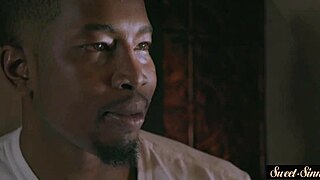 Tattooed Stepsister Rides Big Black Cock