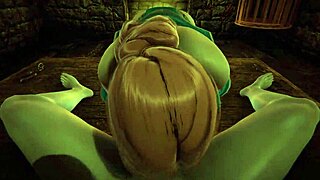 in the witcher world, triss the redhead licks you passionately in this pov scene