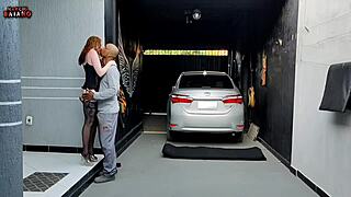 Husband, your wife in sensual clothes begs you to stop fucking her tight ass?